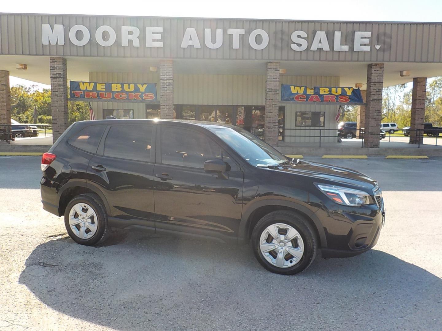 2021 Black /Black/Gray Subaru Forester (JF2SKAAC2MH) with an 2.5L engine, Automatic transmission, located at 1617 W Church Street, Livingston, TX, 77351, (936) 327-3600, 30.710995, -94.951157 - I love these Forester's!! Good for the family or go on a wilderness trip in the mountains! Take your pick! - Photo#0